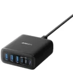 Anker Charger (112W, 6 Ports, GaN) -Black