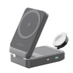 Anker MagGo Wireless Charging Station (15W, Foldable 3-in-1) -Black
